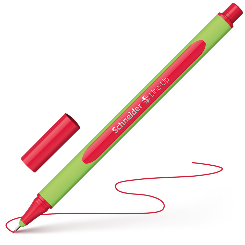 Kugelschreiber, Marker, Linienmarker, Kunststoff, rot-grün