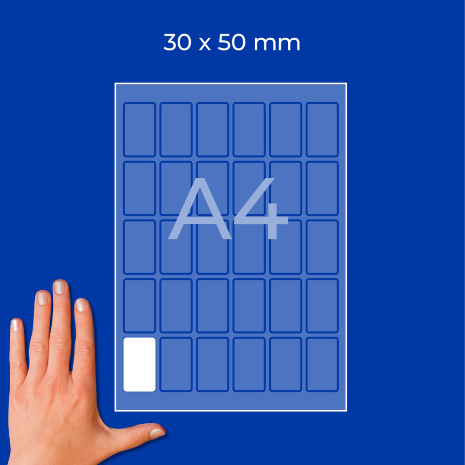 A4, Papier, Notizblock, Blau, Hand