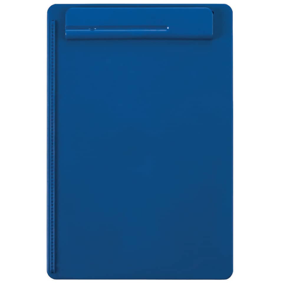 Klarelle Schrift, Klemmbrett?, Hefter?, Blue clipboard, Clipboard blau