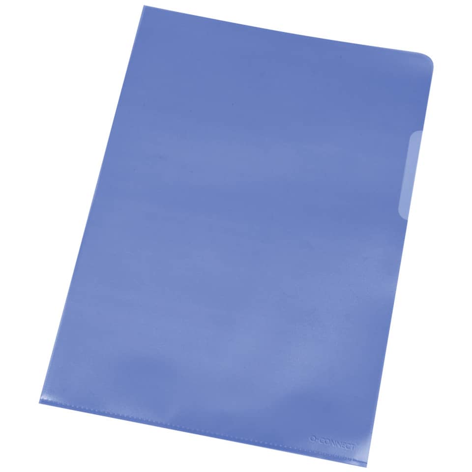 Ordner, Umschlag, Kunststoff, Hellblau, Klarschutz