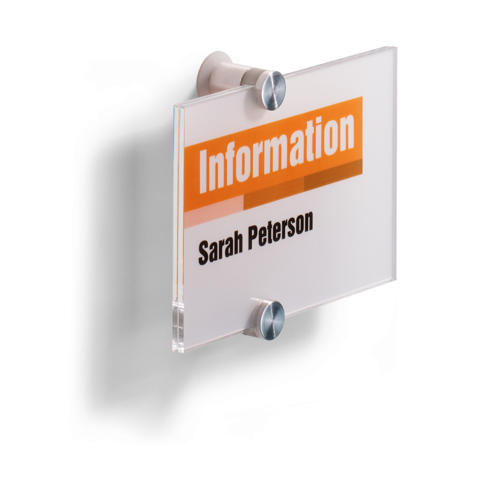 Infotafel, Plexiglas, Information, Name, Schild