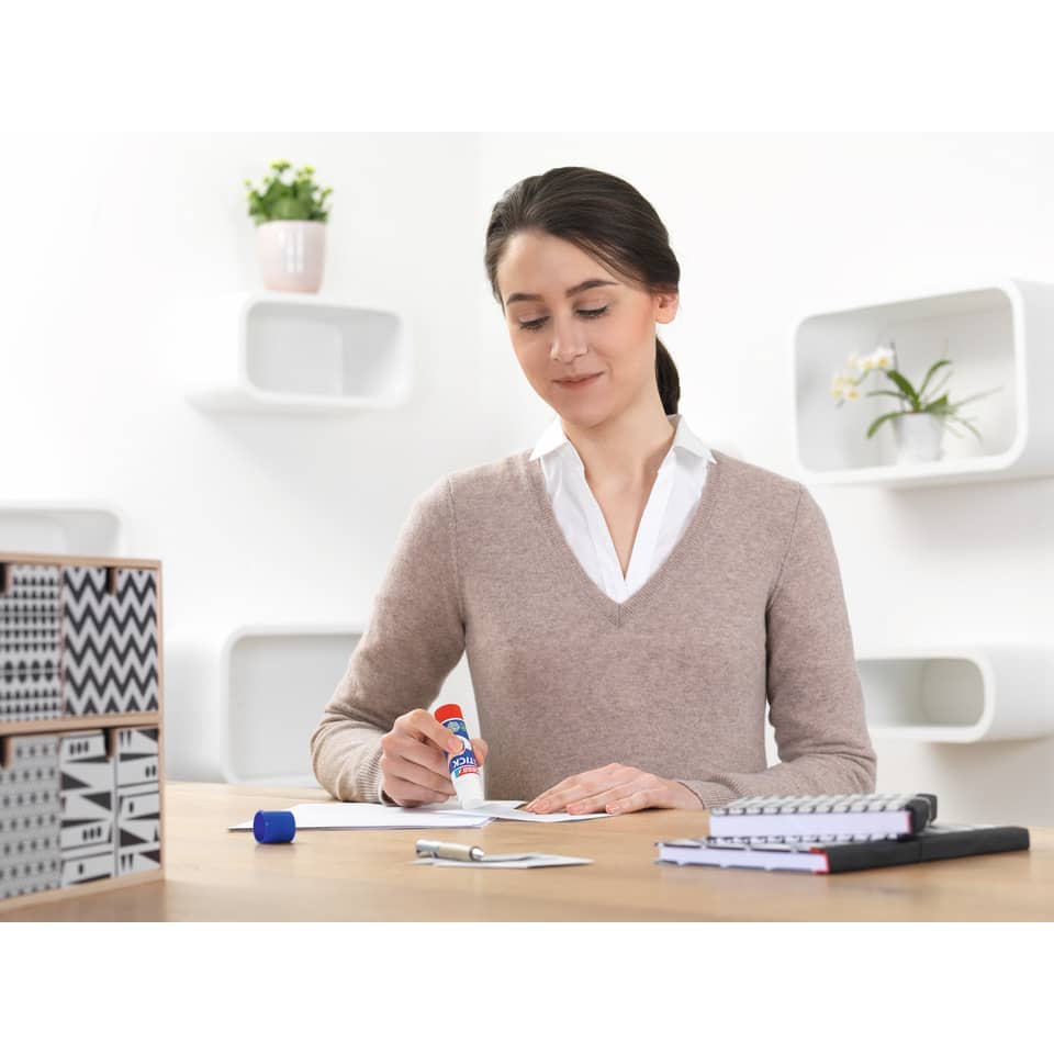 Schreibtisch, Kleber, Notizblock, Dokumente, Büro