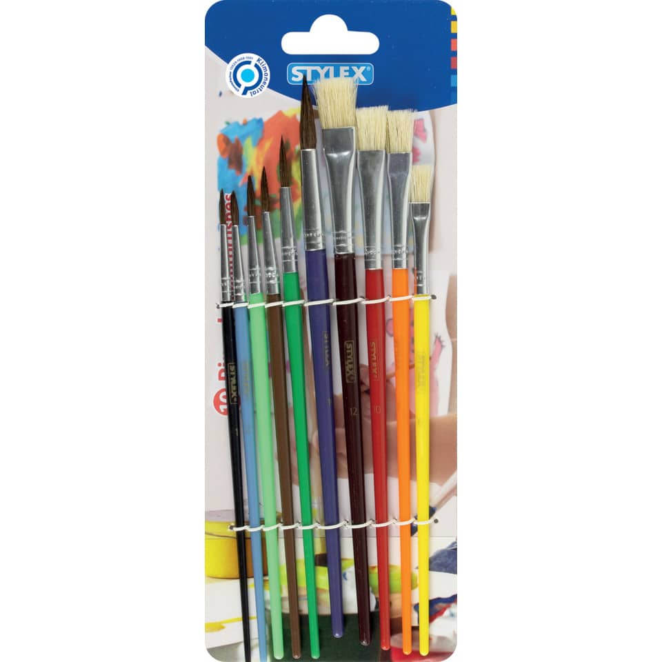 Pinselset, Acrylpinsel, Malkünstlerbedarf, Farbenpinsel, Malwerkzeug