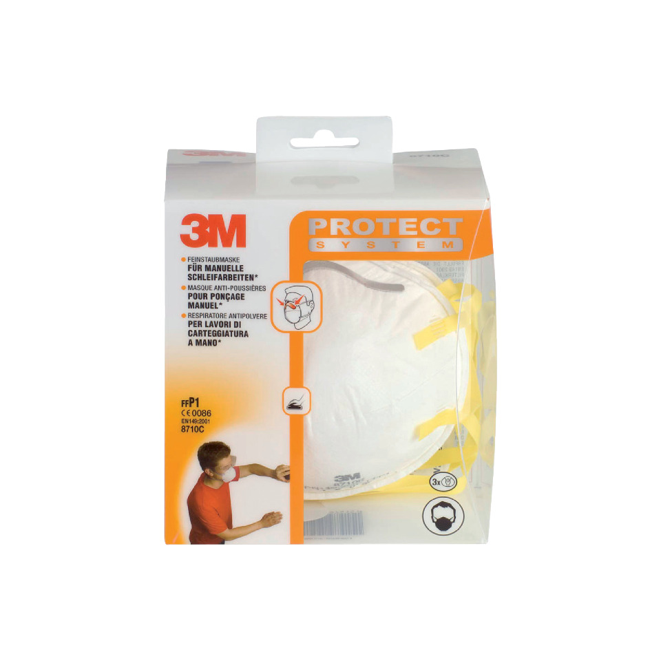 3M, Protector, Respirator, Maske, Schleifarbeiten