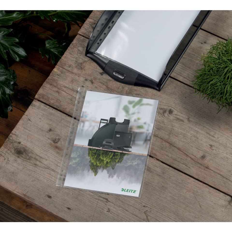 - laminator, - binder, - plastic sleeve, - document protector, - Leitz accessory