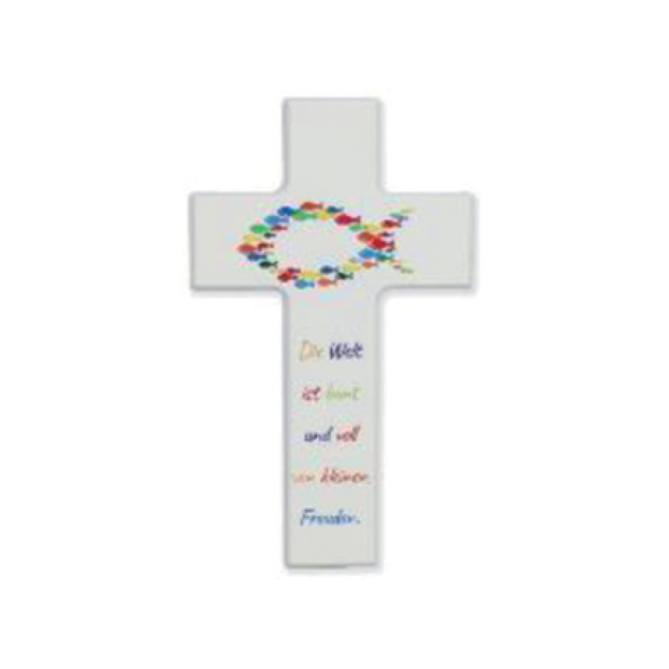  Kreuz,  Kreuzform,  Schmuck,  farbiger Kreis,  Text auf Kreuz