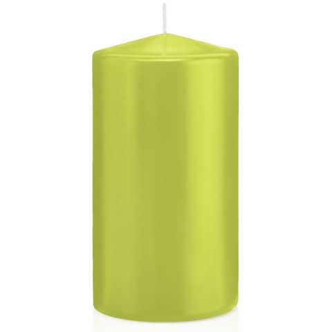 Stumpenkerze, 150x80mm, apfelgrün  618323.041