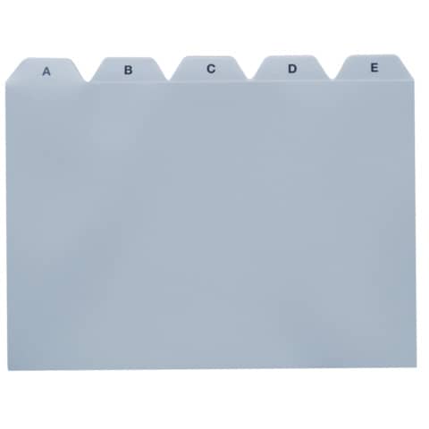 Leitregister, A5 quer, A-Z, grau  7624