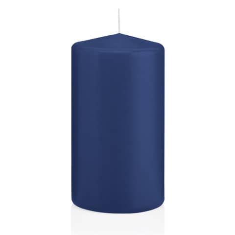 Stumpenkerze, 130x70mm, dunkelblau  218154.006
