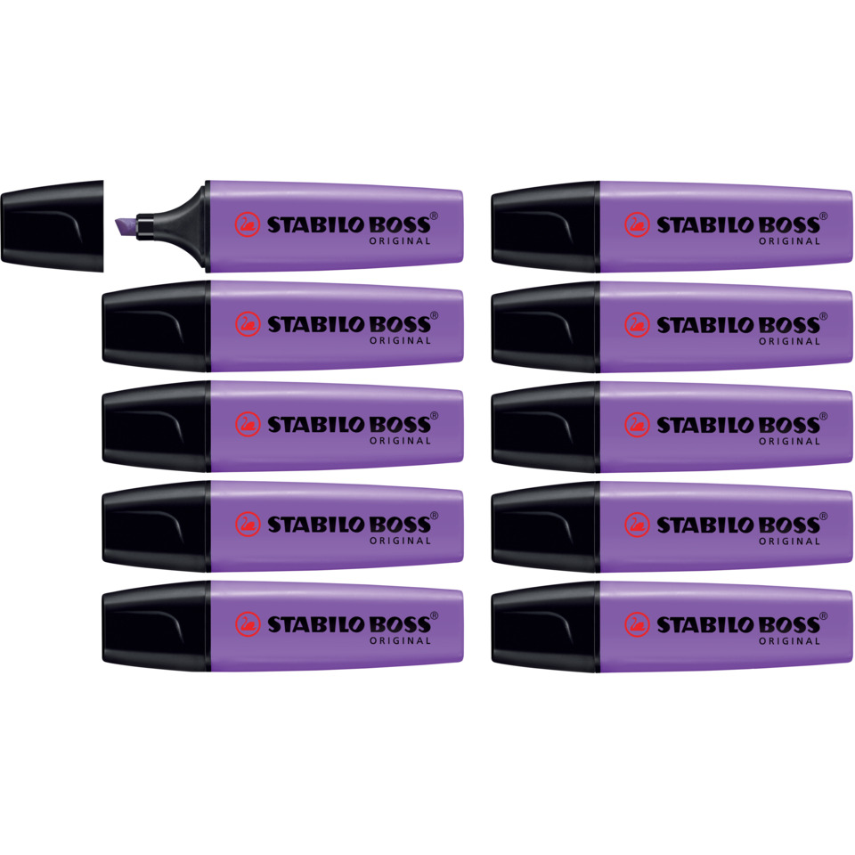 Marker, Highlight, Purple, Permanent marker, Double-ended?