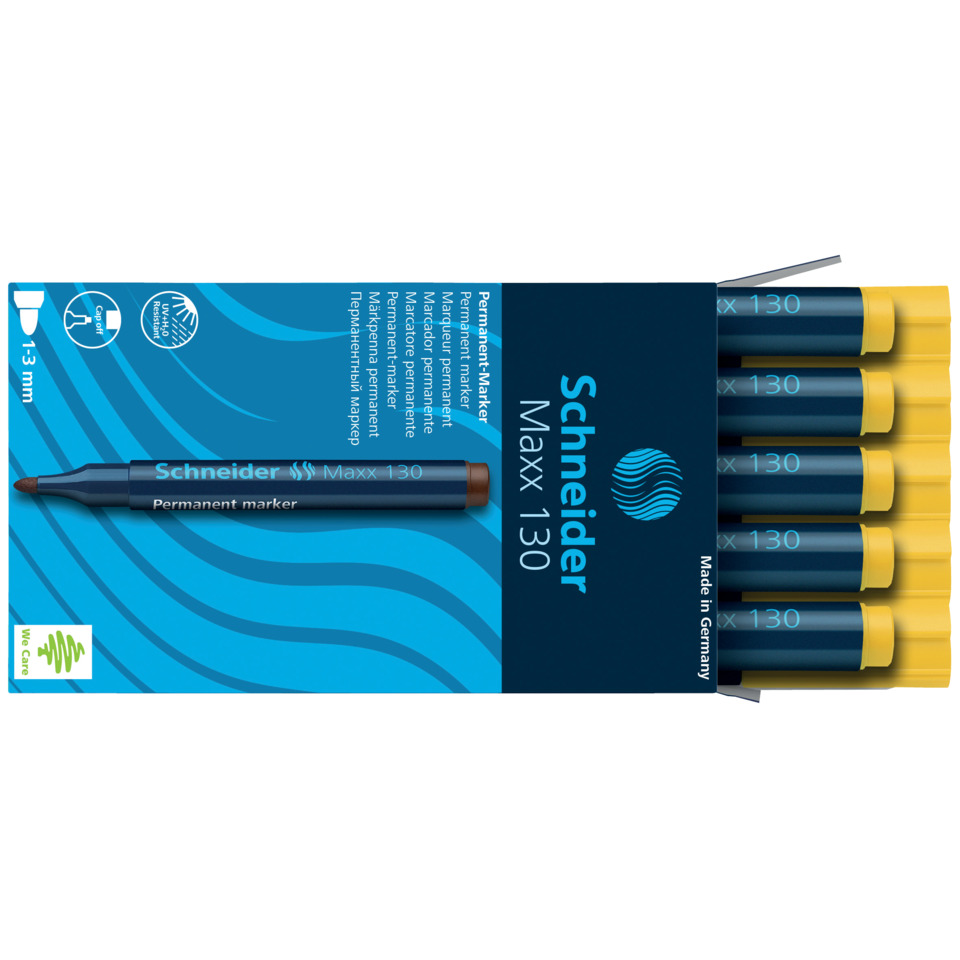 Permanent marker, Schneider, Maxx 130, Blau, Spitze