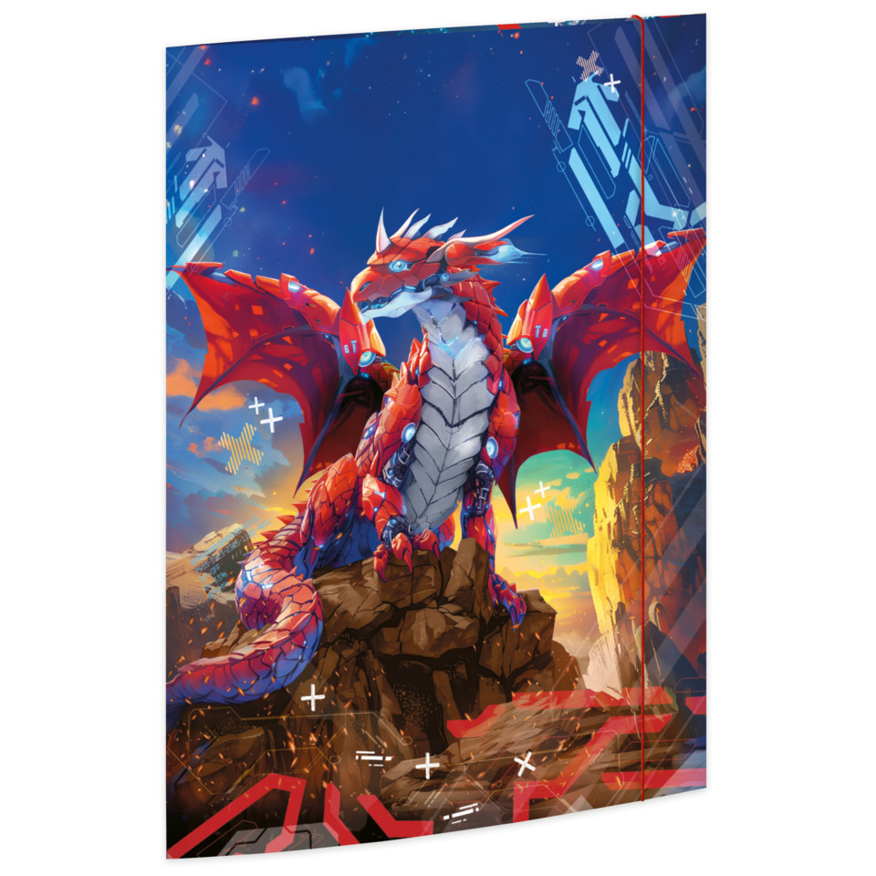 drache, drachenkunst, roter drache, blauer himmel, felsen statue