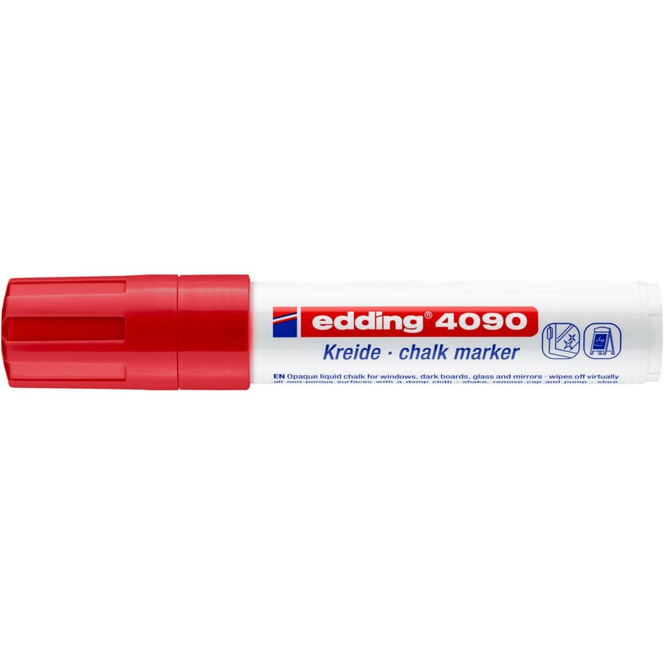 Windowmarker 4090, 4-15mm, Keilspitze, rot EDDING 4-4090002