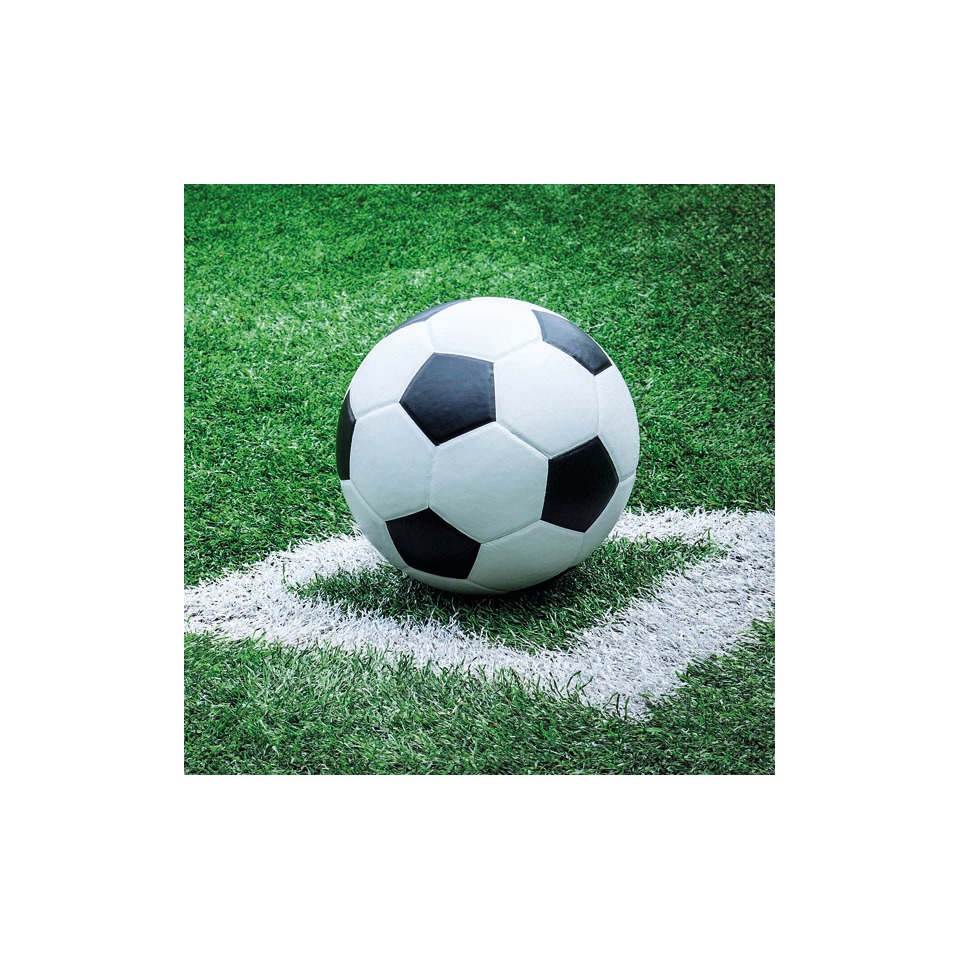 Fußball, Soccerball, Ball, Rasen, Markierung