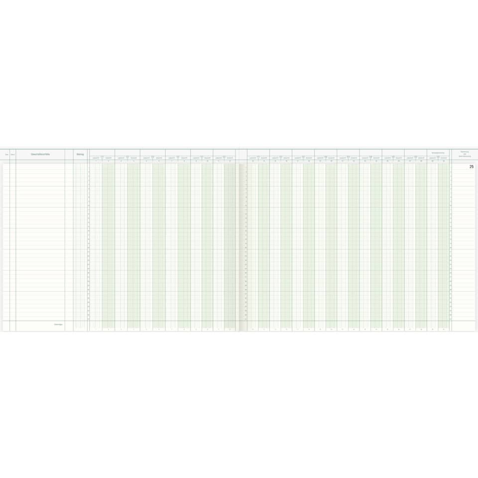 Kontoauszug, Tagebuch, Formular, Tabelle, Drucklayout
