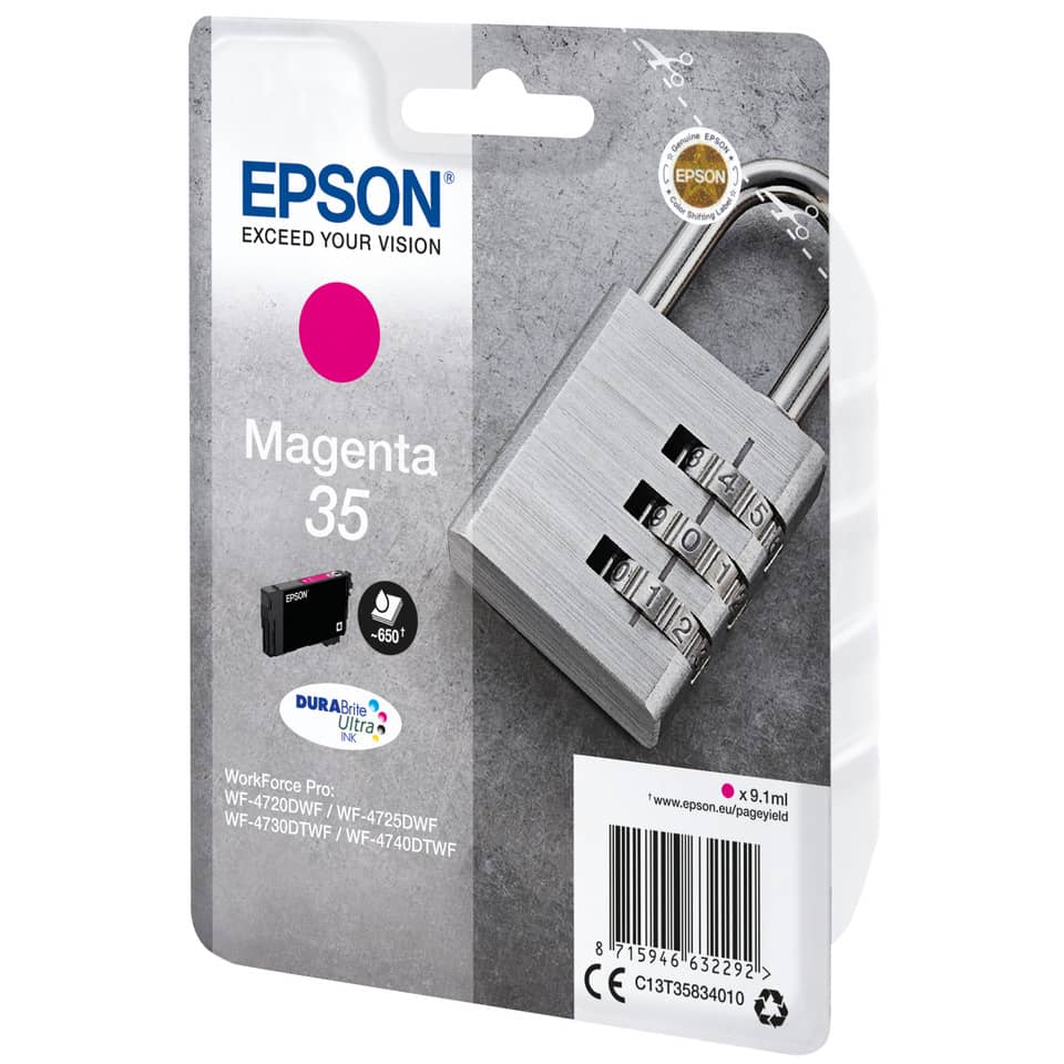 Magenta Tinte, Tintenpatrone, Epson, DuraBrite, 9,1 ml