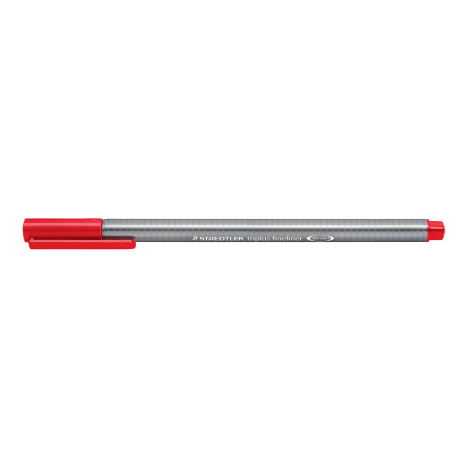 fineliner, rot, metallisch, Kappen, Klemmclip
