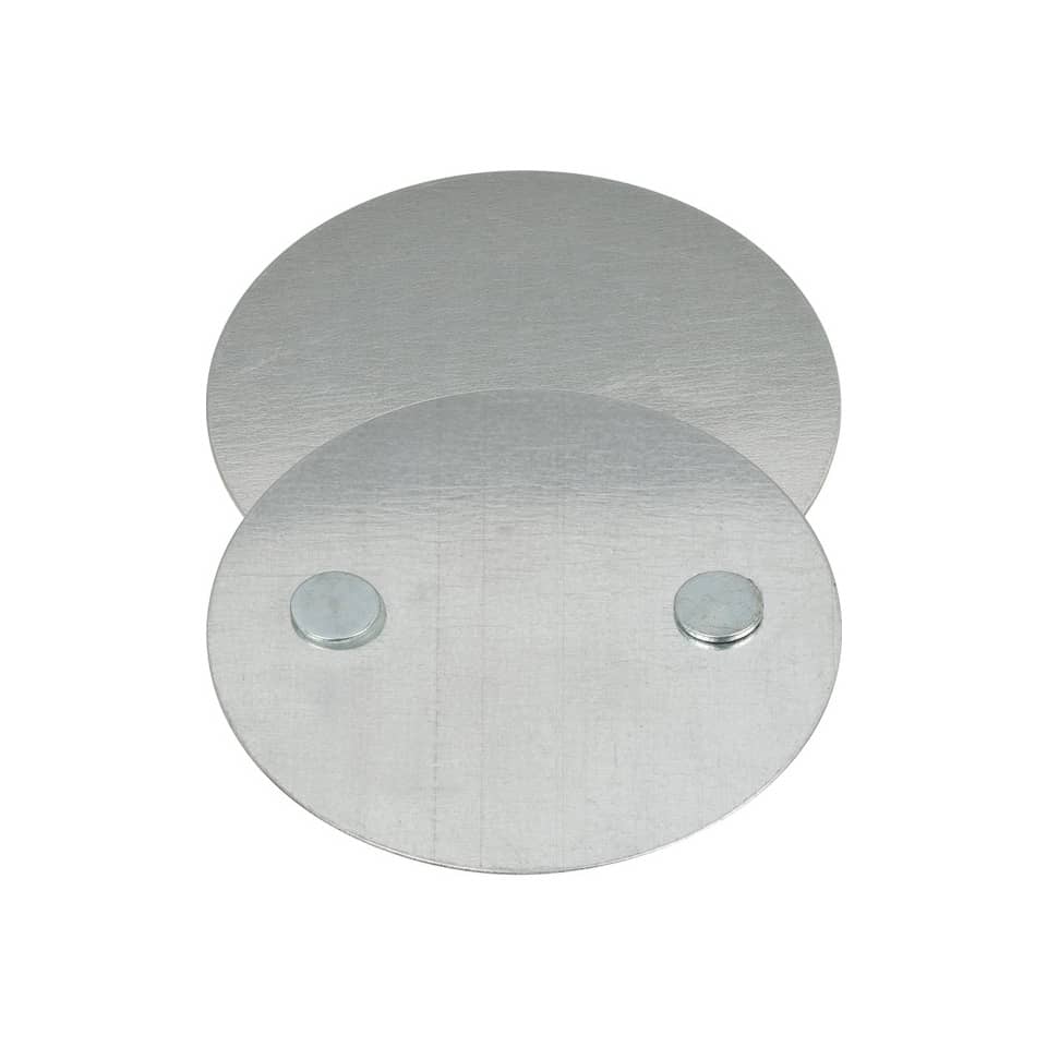 Rauchmelder Magnetplatte inkl. 2 Magnete silber BRENNENSTUHL 1290000 Aluminium, Deckenleuchte