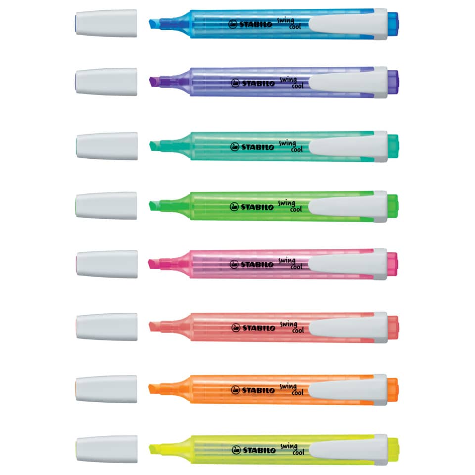 highlighter, marker, neon, colored, stabilo