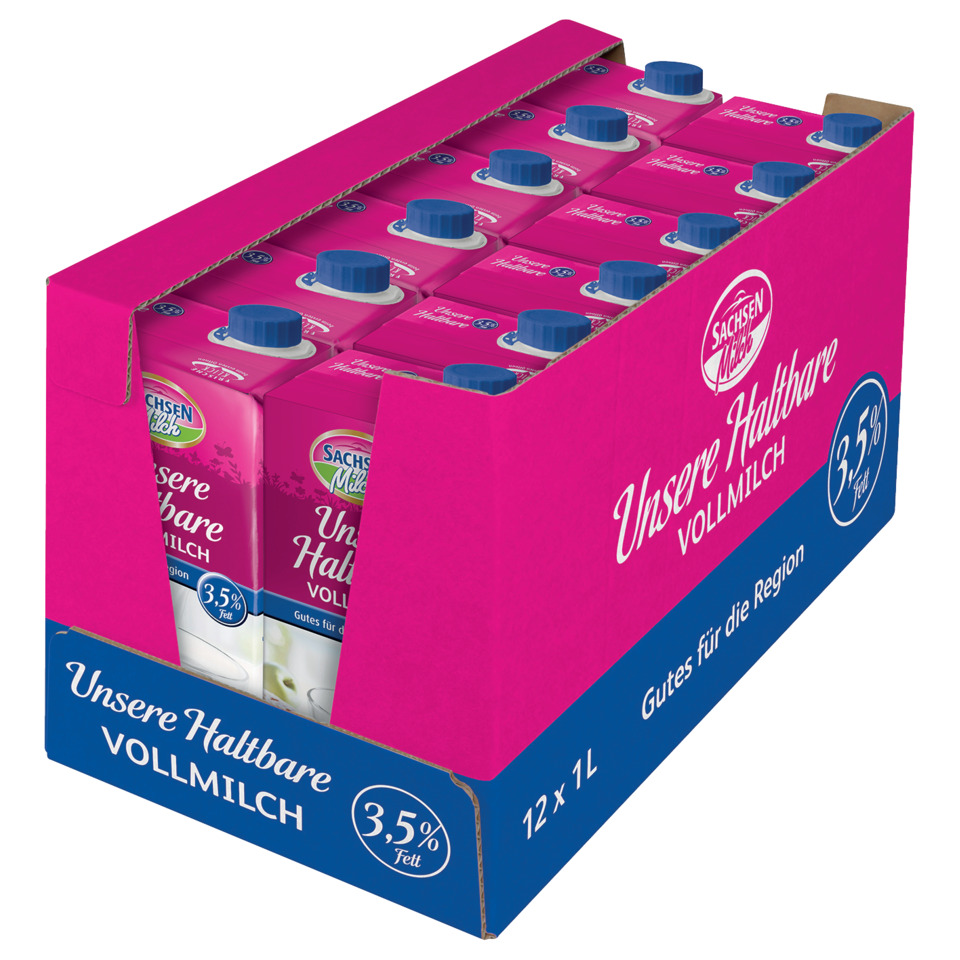 Milch, Vollmilch, Kartons, Flasche, 3,5% Fett