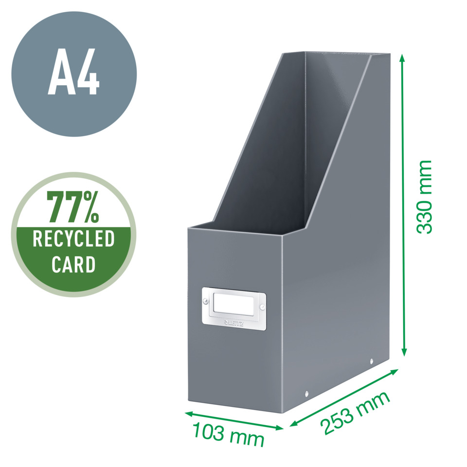 Schreibtisch-Organizer, Ablagesystem, Dokumentenhalter, Recyclede Karte, Metallgehäuse