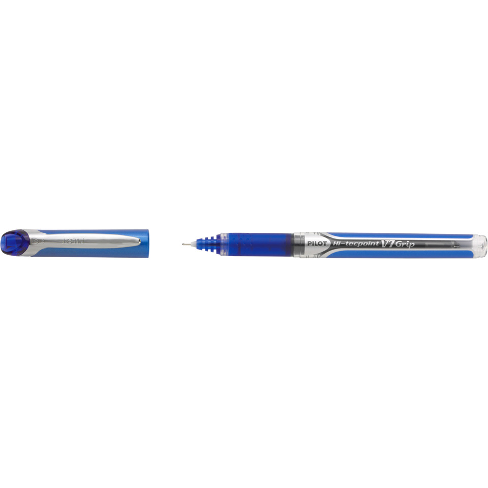 Kugelstift, Kugelschreiber, Blau, Gehäuse blau, feine Spitze