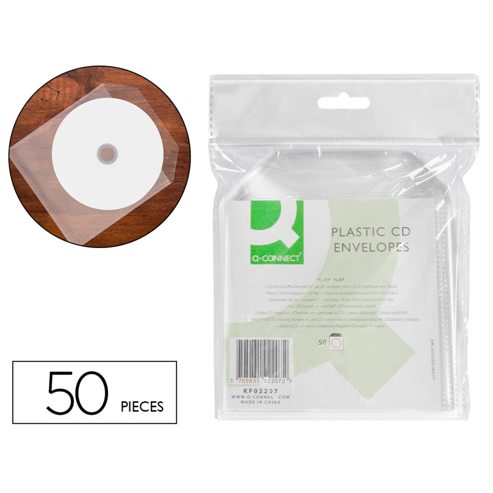 Plastic CD Umschläge, CD Hüllen, 50 Stück, transparent, Faltaufkleber?