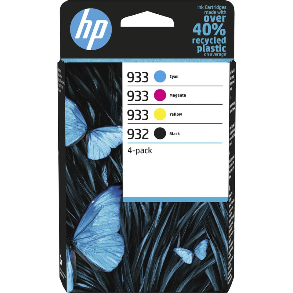 Tintenpatrone, HP Tintenpatrone, Cyan Magenta Yellow Schwarz, 4er Pack, Druckerzubehör
