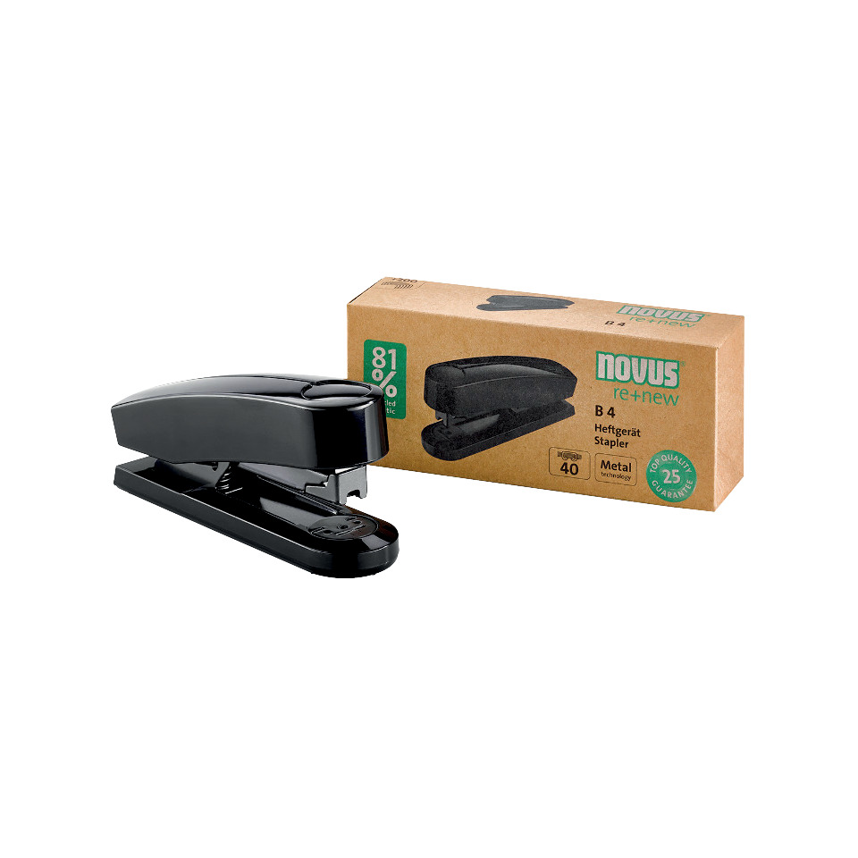 Heftgerät, Stapler, Schwarz, Metall, B4