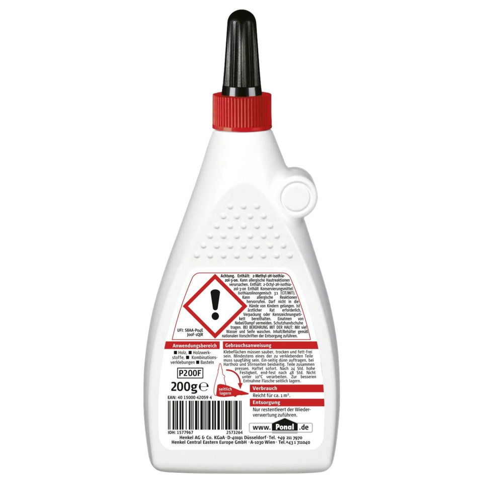 Kleber, Klebstoff, Flasche, Weiß, Rotkappe