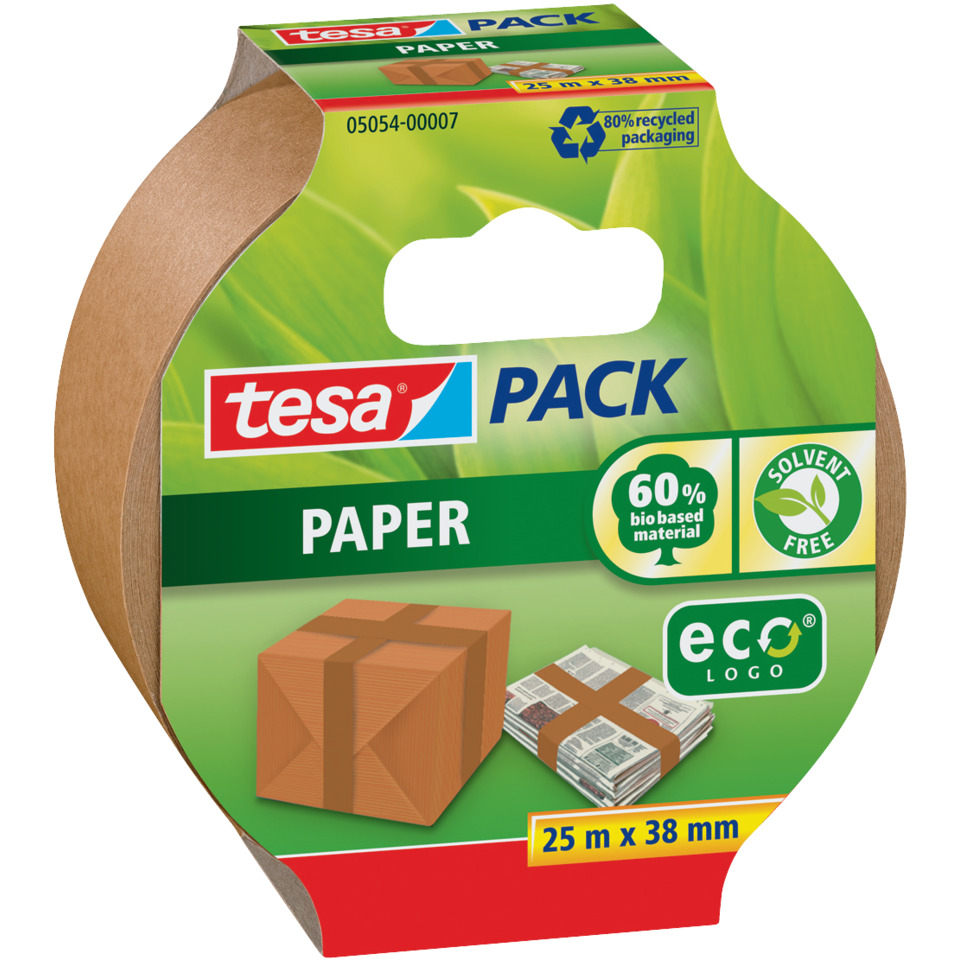 Packerolle, Papierband, Klebeband, Eco-Label, Bündelpapier