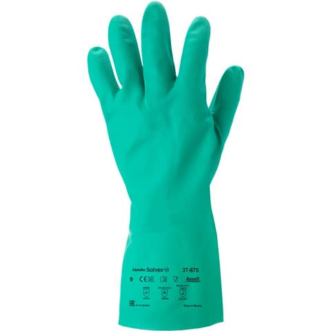 Chemikalienschutzhandschuh AlphaTec® Solvex® 37-675, Gr.10, grün, 12 Paar ANSELL 600012860-100 / 37-675