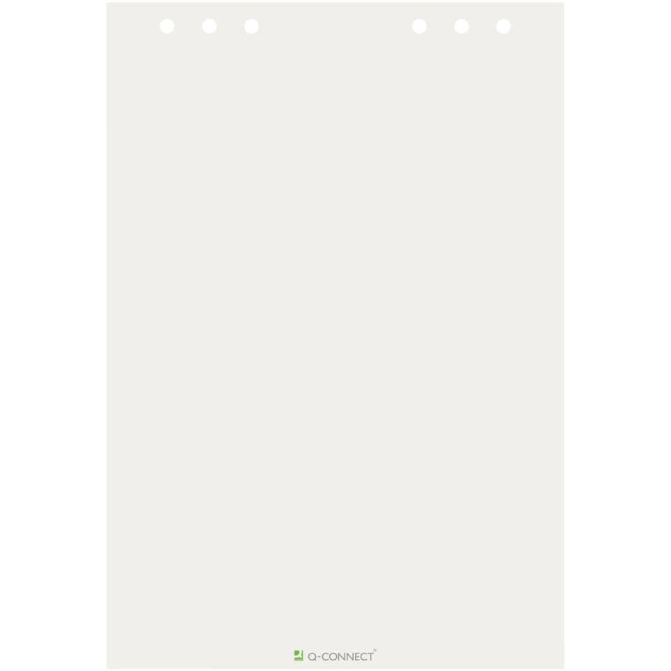 Flipchartblock, 68x99cm, 20 Blatt, blanko Q-CONNECT KF15415 Seite, Text