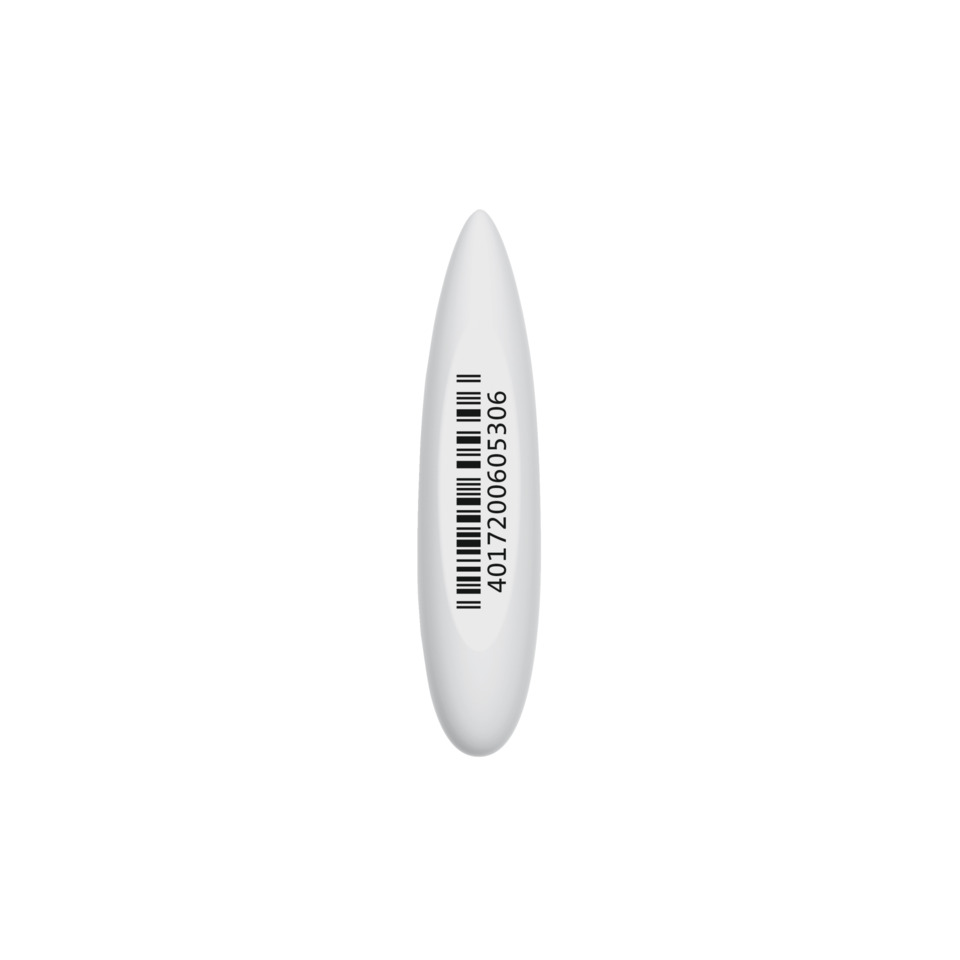 Barcodetag, Barcode, Seriennummer, Scannerfreundlich, WeißesProdukt