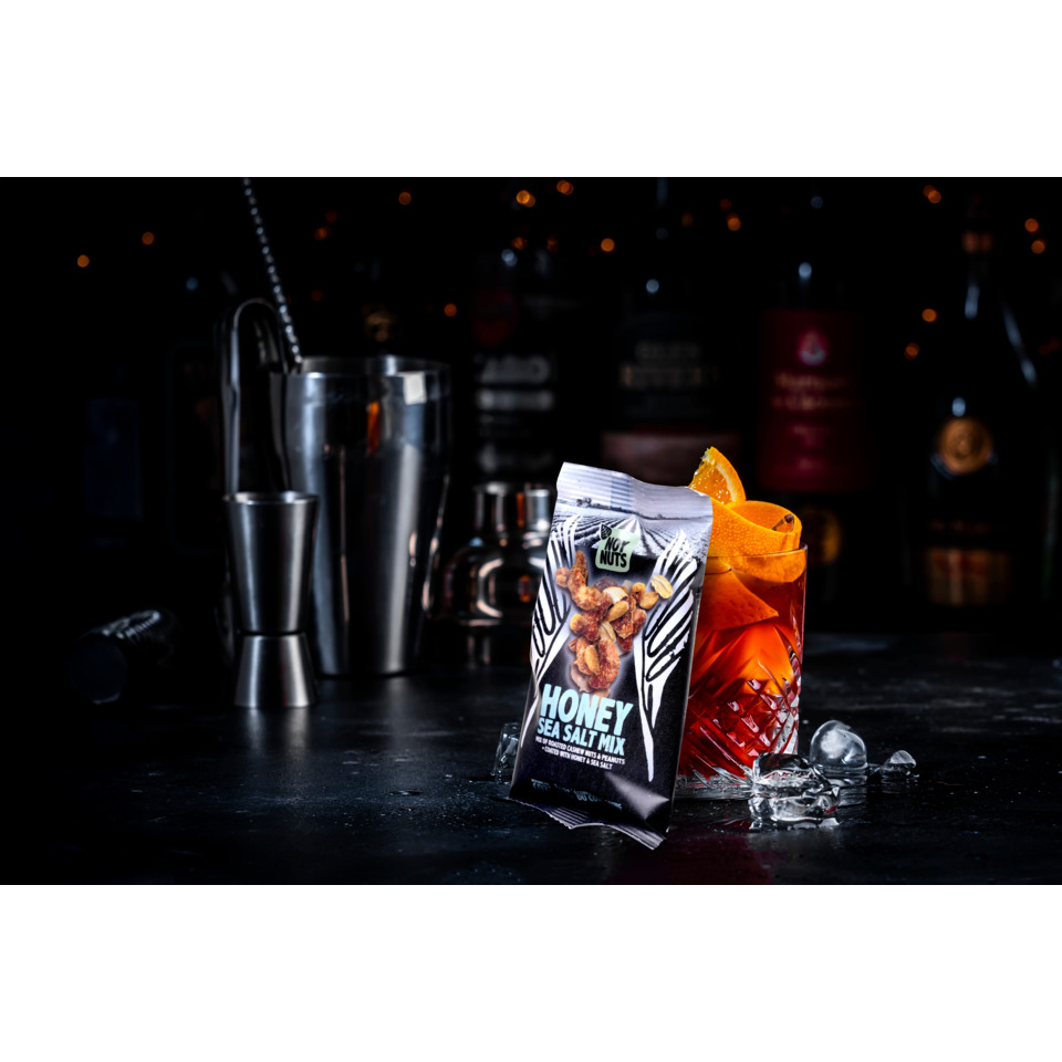 Honig, Salt Mix, Nüsse, Snack, Paket