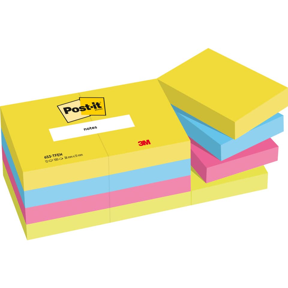 Post-it Notizen, Notizblöcke, Klebepunkte, bunte Notizen, Sticky Notes
