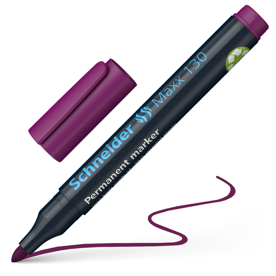 Permanent marker, Marker, Filzstift, Tintenstift, lila