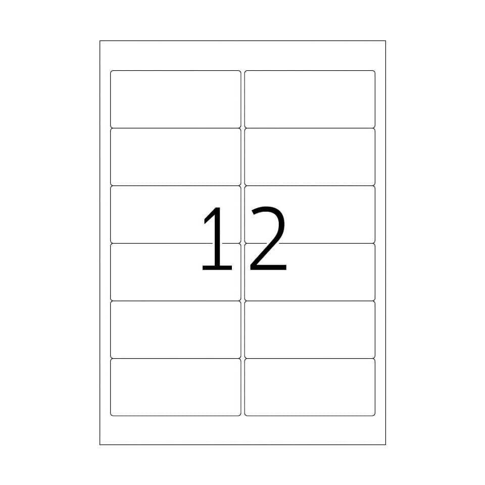Leere Bezeichnung, Layout-Raster, Zweispaltig, Index 12, Beschriftungsvorlage