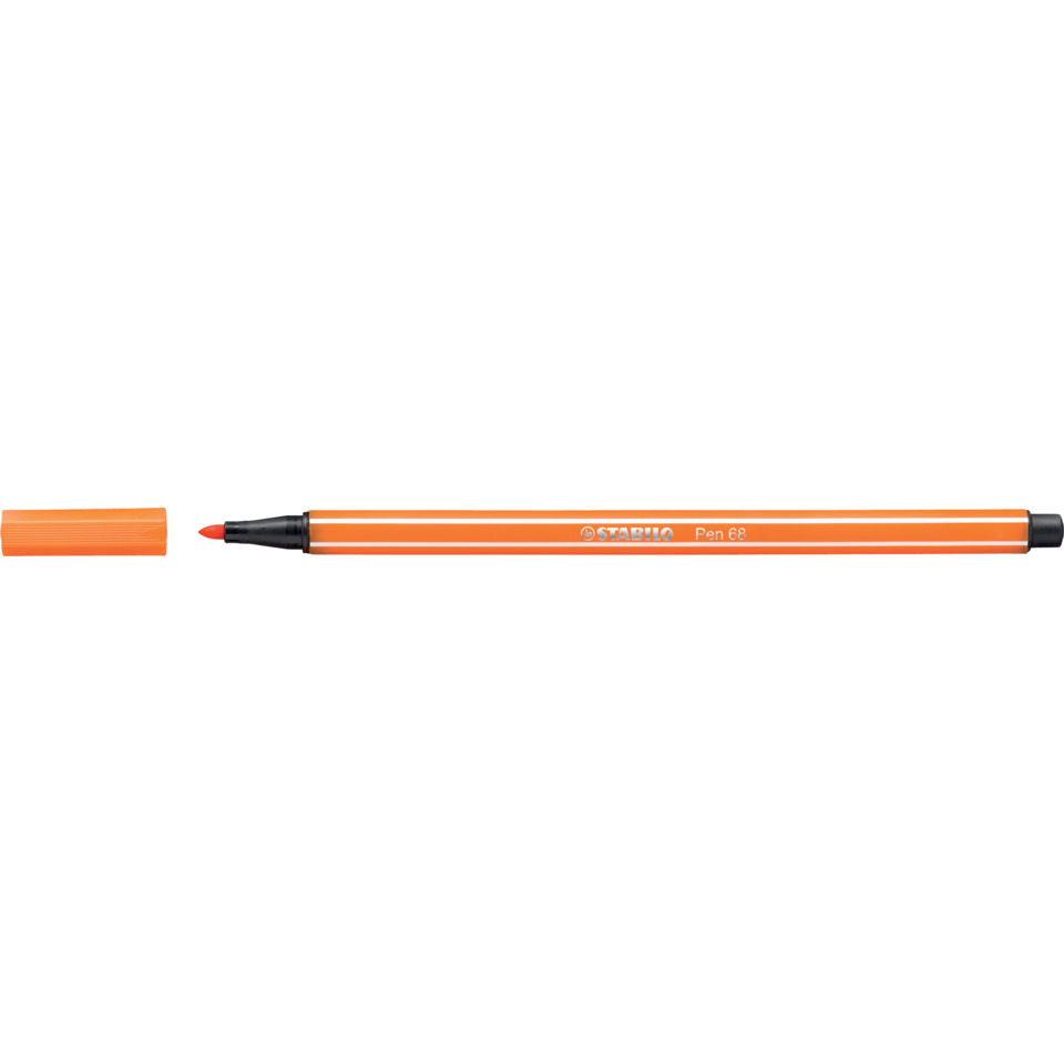 Marker, Filzstift, Orange, Kunstbedarf, Pen68