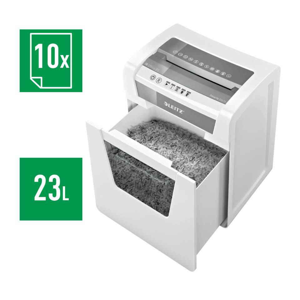Schneidemaschine, Häcksler, Faserbehälter, Papierkorb, Schredder, Papiertyp, Schredder, Kleingerät, Schredderpartikeln, Kapazität 23L