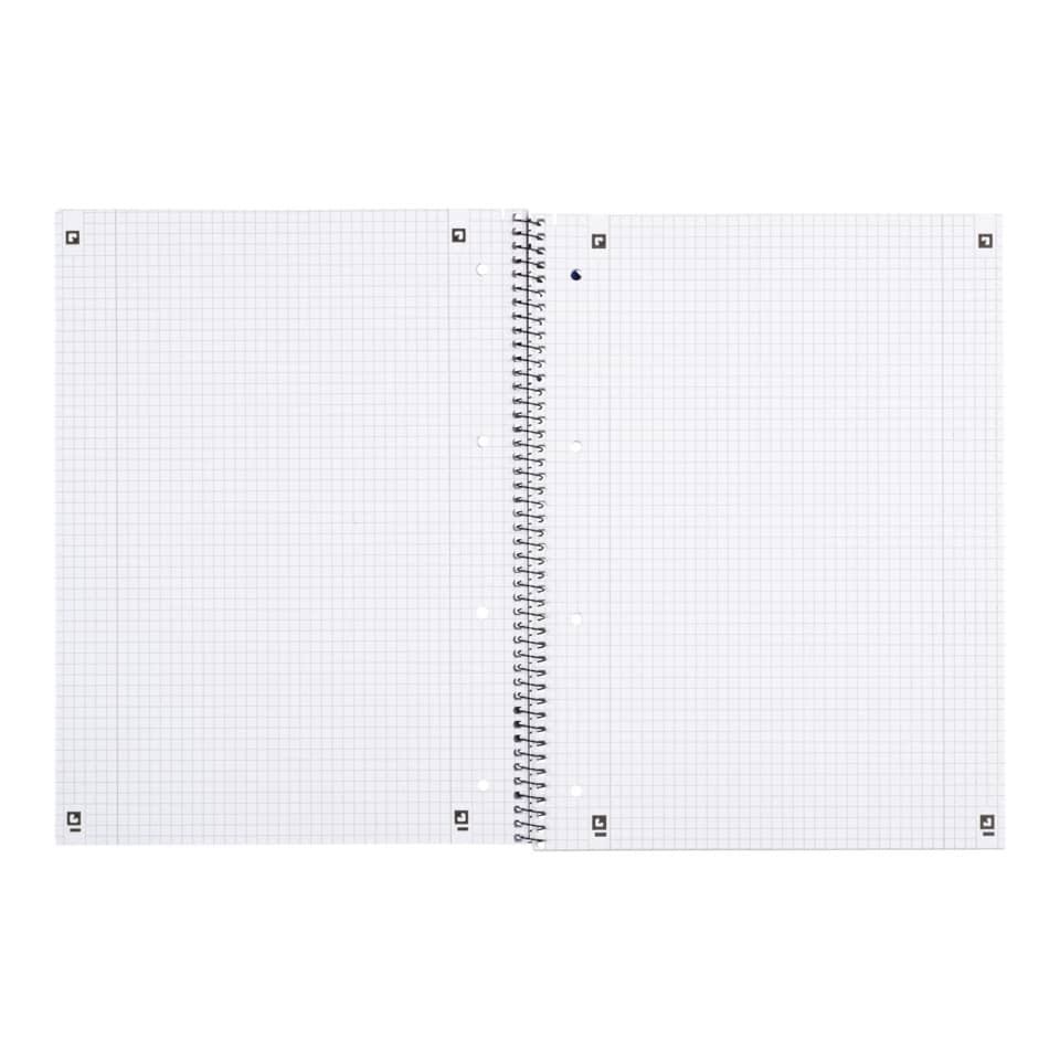 Notizblock, Spiralbindung, Graphpaper, Gitterpapier, Doppelseite