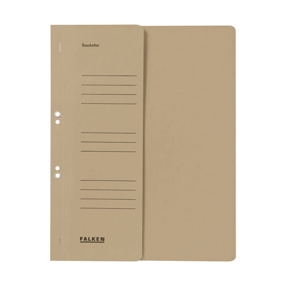 Notizblock, Papierspiral, Lineierte Seiten, Kartenhalter, FALKEN