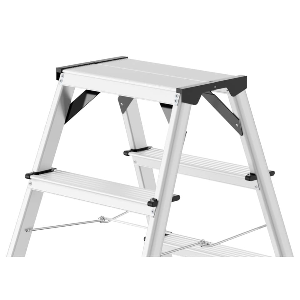 Trittstufe, Leiterstufe, Aluminiumleiter, Arbeitsplattform, Stahlstufen