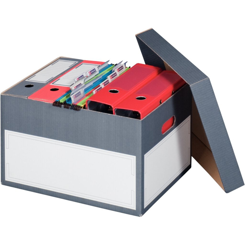 Archivbox, Dateiordner, Ordnerbox, Stapelordner, Kunststoffordner