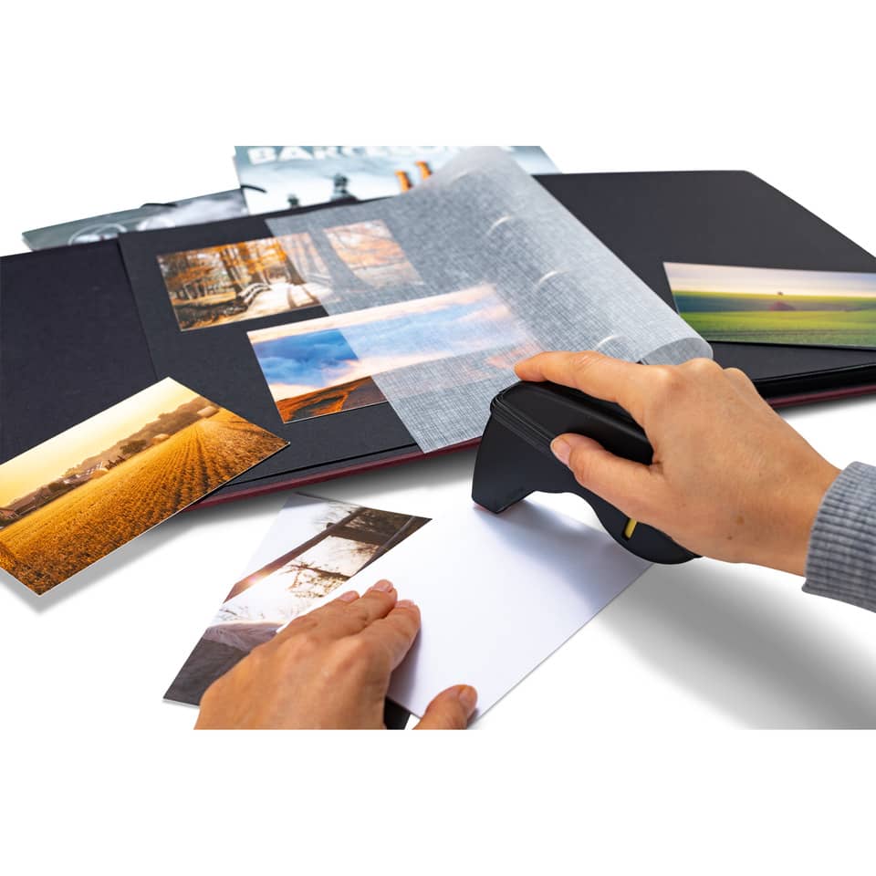 Schnittstempel, Fotopapier, Fotos, Kartenhintergrund, Photoscanner