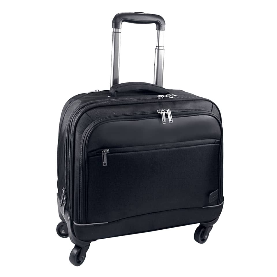 Reisegepäck, Koffer, Trolley, Rollen, Schwarz, Laptopfach