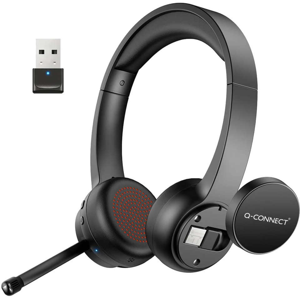 Kopfhörer, Over-Ear, Bluetooth, mit Mikrofon, USB-Empfänger