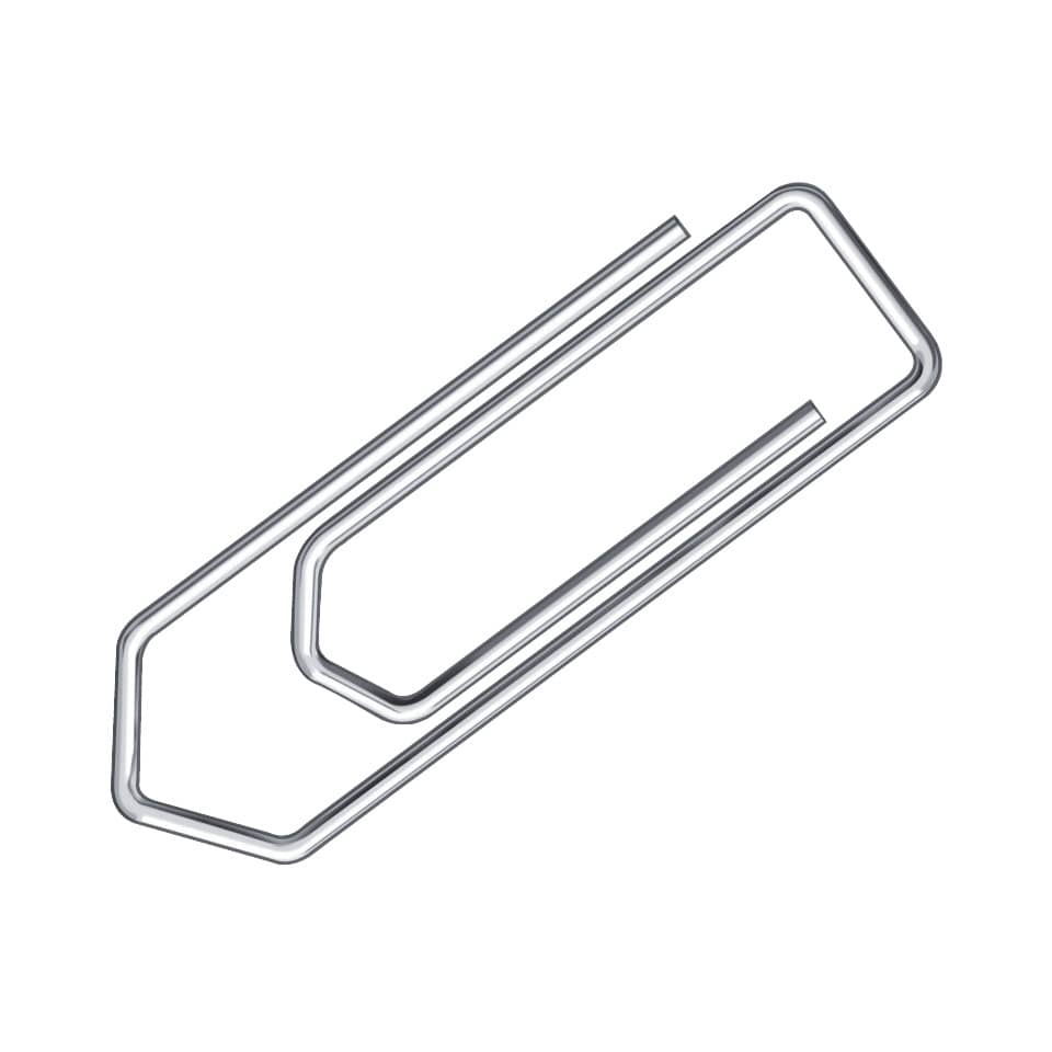 Büroklammer, 32mm, 100 Stück, verzinkt Q-CONNECT KF01312