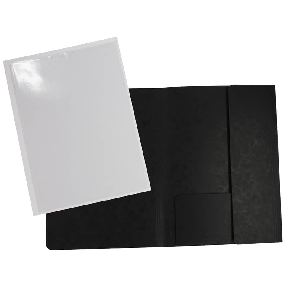 Datei-Ordner, USB-Cover, Schwarz, Dokumententasche, Kassette-Optik