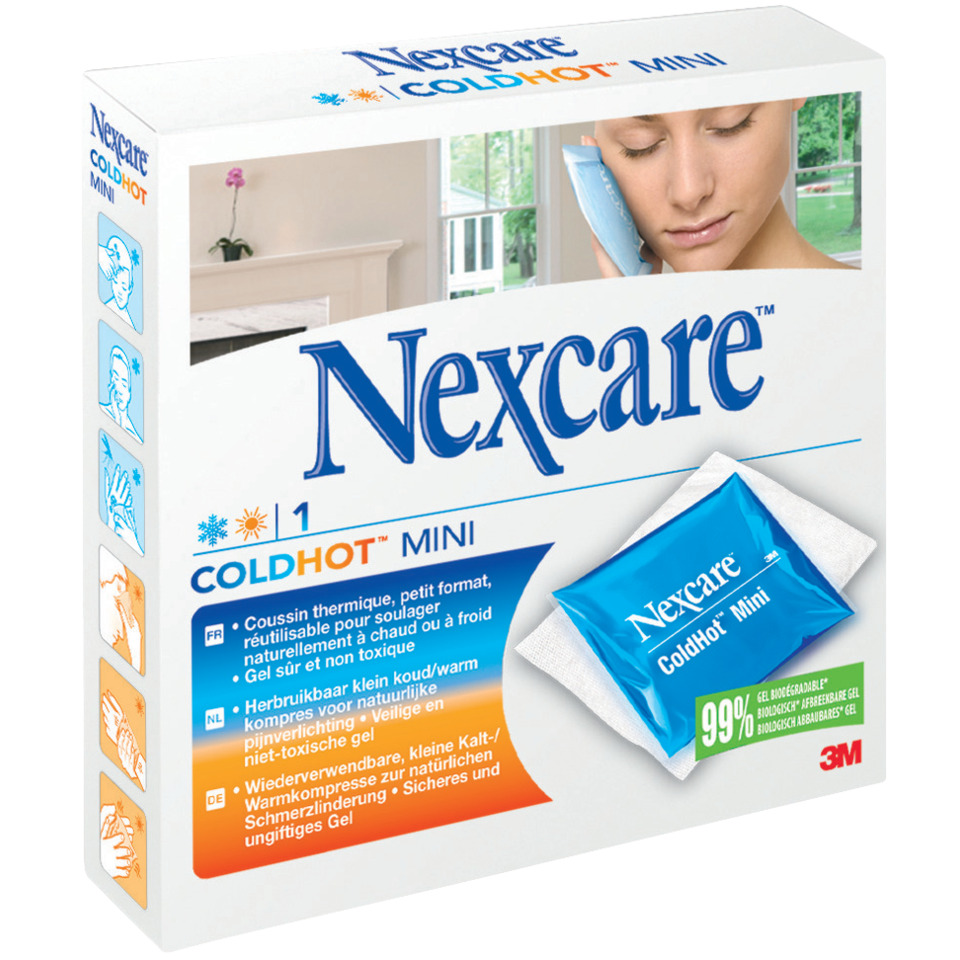 Kühlkissen, Gelpack, Mini, Kalte Wärme, Nexcare
